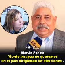 LaAlarma "Marvin Ponce: “Gente incapaz no queremos en el país dirigiendo  las elecciones”. #Honduras #politica