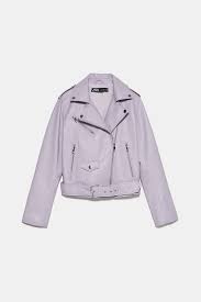 Faux Leather Biker Jacket Zara United States In 2020 Faux Leather Biker Jacket Jackets Biker Jacket