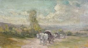 In 1843, cand ii moare tatal, familia se muta la bucuresti, in mahalaua caramidarilor, in casa unei matuse. File Nicolae Grigorescu Car Cu Boi 2 Jpg Wikimedia Commons