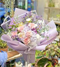 Shop online, free delivery & click n collect available now! Violet Flower Bouquet Flowers Delivery Sydney Three Florist