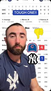 Yankees fall to the Cubs 4-1 dropping the series! Tough one! Go Yankees!!  #yankees