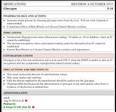 Glucagon Emergency Nursing Nursing Information Pharmacology Nursing