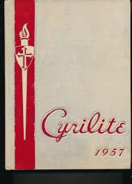 Detroit MI St. Cyril High School yearbook 1957 Michigan