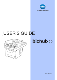 Find everything from driver to manuals of all of our bizhub or accurio products. Konica Minolta Bizhub 20 User Manual Pdf Download Manualslib