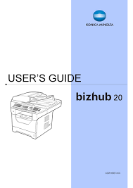 The world's leading independent evaluator of document imaging software, hardware and services keypoint intelligence says that konica minolta's collection of bizhub models handily surpassed the competition in producing the. Konica Minolta Bizhub 20 User Manual Pdf Download Manualslib