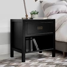 Bedroom night stand with drawer bed side table wooden bedside cabinet. Nightstands Bedside Tables Wayfair