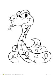 coloriage serpent sur hugolescargot com le casse-noisette