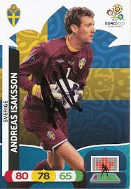 Fotbollströja sverige em 2012, l. Kelocks Autogramme Andreas Isaksson Schweden Em 2012 Panini Adrenalyn Card 10158 Online Kaufen