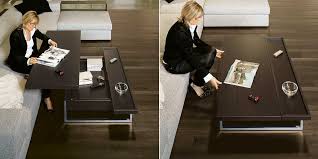 Benzara inc rectangular convertible coffee table with spacious storage and castors, black. More Functions In A Compact Design Convertible Coffee Tables