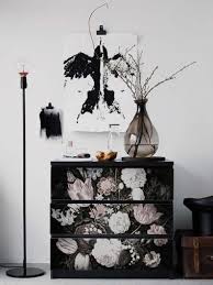 Malm Kommode Ikea Vintage Floral Art Kommode Aufkleber Pack Etsy In 2020 Malm Dresser Malm Ikea Malm
