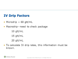 Chapter 6 Calculation Of Basic Iv Drip Rates Ppt Video Online Download