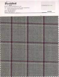 Check wool suiting fabric 1. China Fancy Poly Wool Fabric Check Design Grey Background With Purple And White Checks China Wool Fabric And Poly Wool Fabric Price
