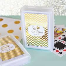 Personalized Metallic Foil Playing Cards Wedding Favors Wedding Gift Favors Personalized Playing Cards Wedding Favors Cheap