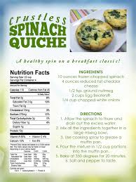 crustless spinach quiche recipe