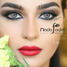 Nada Fadel Diamond Green Contacts Lenses Coloured Contact Lenses Colors For Skin Tone