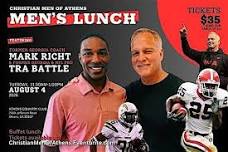 Christian Mens luncheon featuring Coach Mark Richt and Tra Battle