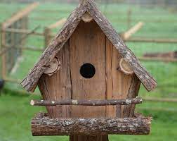 Unique Barnwood Birdhouse Reclaimed Recycled Handmade Wedding Birthday Gift 1821 Bird House Plans Bird Houses Bird House