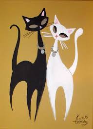 Modern Cat Paintings Google Search Cat Painting Cat Art Art
