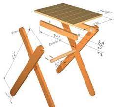 Build a folding craft table or foldable desk with storage! The Runnerduck Folding Table Step By Step Instructions Folding Table Diy Craft Table Diy Diy Table