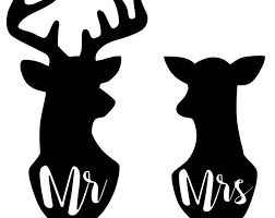 Check spelling or type a new query. Buck And Doe Silhouette Stencil Or Decal As Shown In The First Etsy In 2020 Deer Decal Silhouette Stencil Buck And Doe
