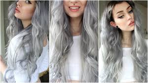 Root concealer for medium brown hair quickly cover grey hair in between color touch ups. How To Dark Grey Silver Black Roots Evelina Forsell Youtube