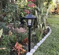 Solar Hexagon Wall Mount and Stakes Landscape Light with 6 Bright SMD White  Color LED