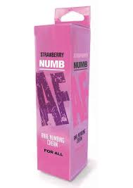 Numb AF Anal Numbing Flavored Cream - Strawberry - Shop Velvet Box Online