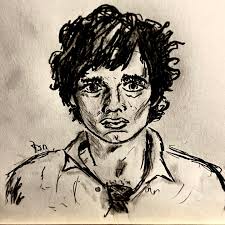 Day 272 ~ Brian Moser. Slowly getting better at faces but still not  great💯🔥 Thanks @inkyponkyboo for the suggestion! #drawing #doodle #artist  #fanart #artwork #procreate #artistoninstagram #traditionalart #lineart  #pencil #sketchbook #illustration ...