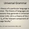 Chomsky (1964a) replies by observing that such accounts of language learning cannot take account. 1