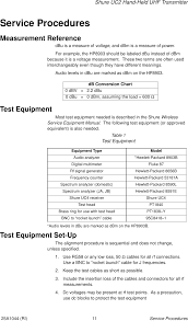 Uc2b User Manual Uc2_srv Shure Orporated