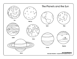 The vast solar system representing the nine stunning planets has always been a subject of interest for astronomers. Solar System Planets Coloring Pages With The In Page Pics About To Color Planet Slavyanka