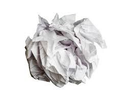 Frustration Crumpled Paper Paper Balls Paper Hand drawing of doodle christmas background. frustration crumpled paper paper