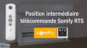 Notices de programmation des télécommandes somfy: Programmer Position Intermediaire Avec Une Telecommande Somfy Io Ou Rts Ou Emetteur 100 Volet Roulant