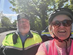 Support along the winding road. A huge continued thanks to all the  supporters who are taking the time to cheer