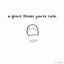 Kawaii Ghost Animes Chibird Cute Quotes Cute Love Quotes
