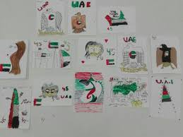 Uae National Day Art Grade 6 Artclass Letter A Crafts Uae National Day Art Class