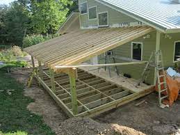 Nice Roof Under Deck 2 Framing Addition Shed Roof House Building A Shed House Roof Backyard Patio