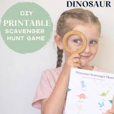 Chasse au trésor de dinosaures à imprimer : jeu d'intérieur amusant pour  les enfants, parfait pour une fête de dinosaures ! Téléchargement  instantané