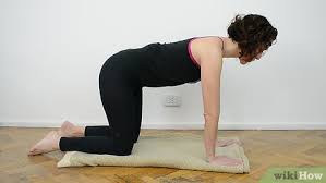 Healthy young woman doing yoga on fitness mat at home. 3 Ways To Do The Cat Pose In Yoga Wikihow