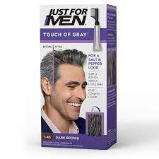With keratin, olive oil & vitamin e for strong hair. Amazon Com Just For Men Touch Of Gray Gray Hair Coloring For Men With Comb Applicator Great For A Salt And Pepper Look Dark Brown T 45 Packaging May Vary Beauty
