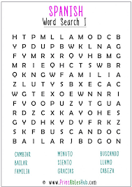There is a disparity between the number of words in english and the number of words in spanish. Free Printable Spanish Word Search Puzzle With Answer Key Pdf Printables Hub