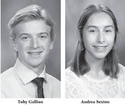 Gallion and Sexton are top high school graduates