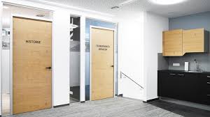Innenturen Volksbank Regionalfiliale Karlsruhe Muhlburg Schaltschranke Innenturen Eiche