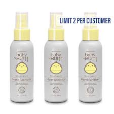 Sun Bum Baby Bum Hand Sanitizer 3 Pack 2 Oz