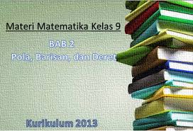 Materi matematika kelas 9 kurikulum 2013. Materi Matematika Kelas 9 Bab 2 Pola Barisan Dan Deretan