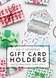 Diy Gift Card Holders With Printable Template Gift Card Holder Template Gift Card Envelope Template Gift Card Template
