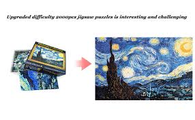 We will alert you first! Amazon Com Jigsaw Puzzle For Adults 2000 Pieces Puzzles Challenging Large Difficult Puzzles Starry Night Vincent Van Gogh Jigsaw Puzzle Diy Entertainment Toys Gift For Home Decor 39 37 X 27 56 Inches Toys Games