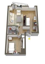 40 More 1 Bedroom Home Floor Plans House Floor Plans Small House Design House Plans