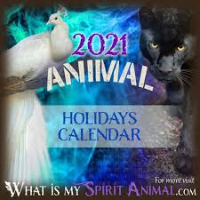 As pages are completed, they will be linked up below. Animal Holidays Celebration Dates