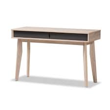 Interiordesk designs best modern style study table and laptop table according to your requirement in a compact place. Fella Mid Century Modern 2 Drawer Wood Study Desk Brown Baxton Studio Target